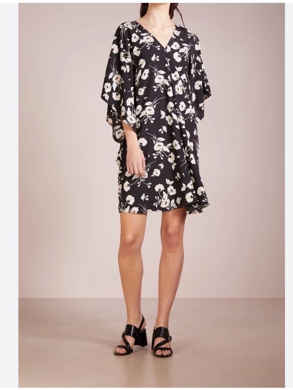 Ralph Lauren Black Sheer Floral Blouse - Picture 2 of 9